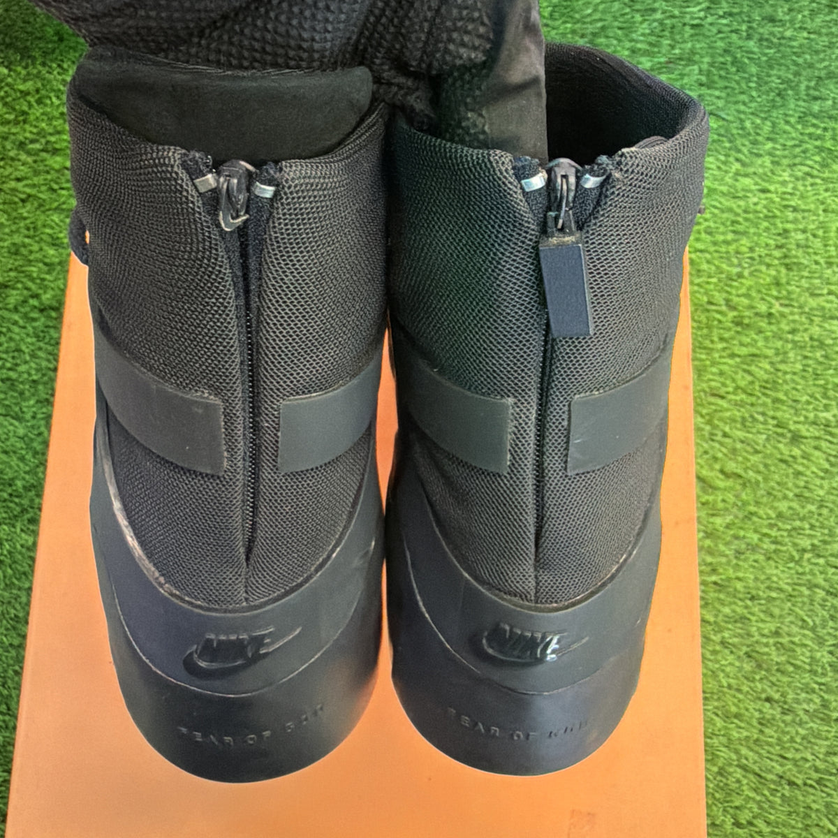 Nike Air Fear of God 1 'Triple Black' SIZE 12M/13.5W