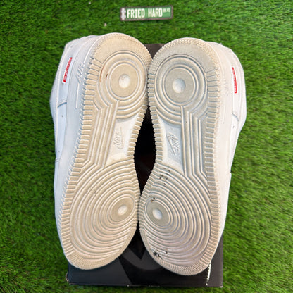 Supreme x Nike Air Force 1 Low 'Box Logo - White' SIZE 6.5M/8W