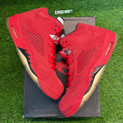 Air Jordan 5 Retro 'Red Suede' SIZE 11.5M/13W