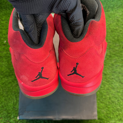 Air Jordan 5 Retro 'Red Suede' SIZE 11.5M/13W