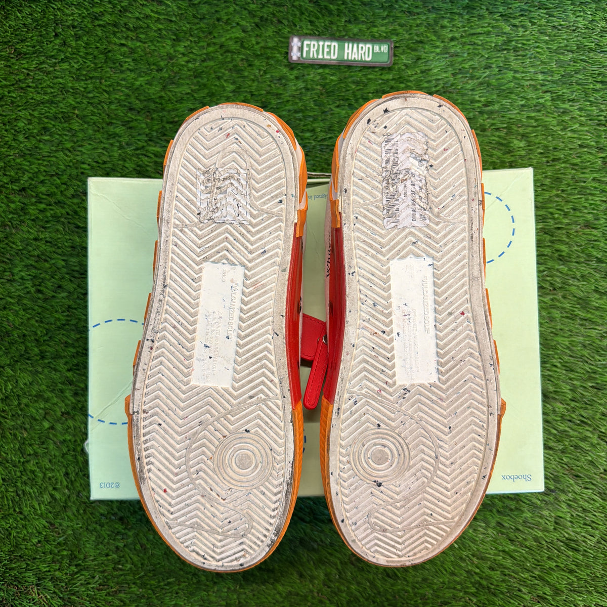 Off-White Vulc Sneaker 'White Orange' SIZE 8M/9.5W