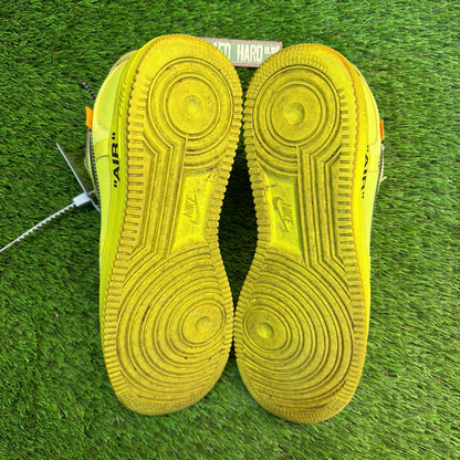 Off-White x Nike Air Force 1 Low 'Volt' SIZE 12M/13.5W