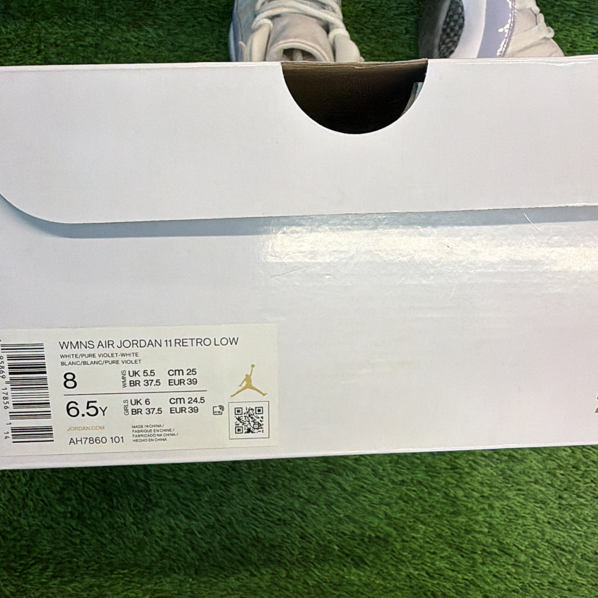 Wmns Air Jordan 11 Retro Low 'Pure Violet' SIZE 6.5Y/8W