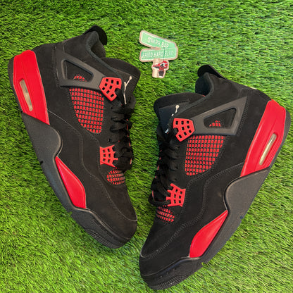 Air Jordan 4 Retro 'Red Thunder' SIZE 10.5M/12W