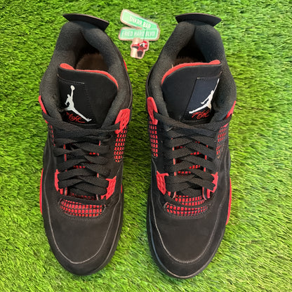 Air Jordan 4 Retro 'Red Thunder' SIZE 10.5M/12W