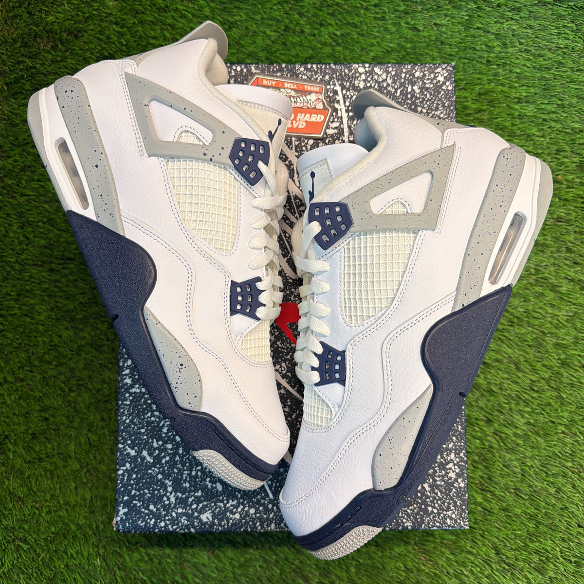 Air Jordan 4 Retro 'Midnight Navy' SIZE 12M/13.5W