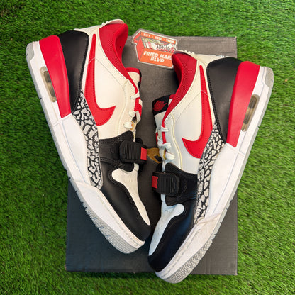 Air Jordan Legacy 312 Low 'Black Toe' SIZE 9.5M/11W