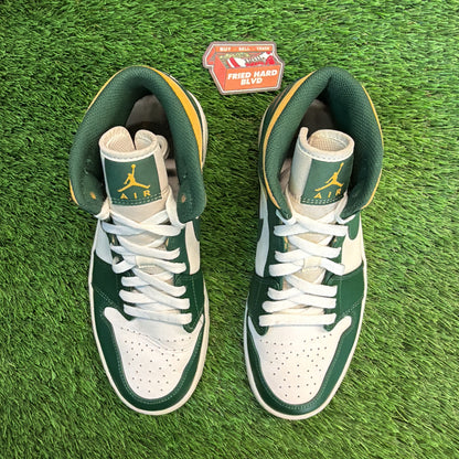 Air Jordan 1 Mid 'Sonics' SIZE 9.5M/11W