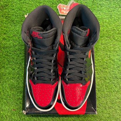 Air Jordan 1 Retro High OG 'Patent Bred' SIZE 11M/12.5W