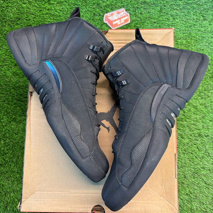 Air Jordan 12 Retro Winterized 'Triple Black' SIZE 12M/13.5W