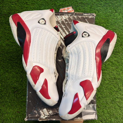 Air Jordan 14 Retro 'Candy Cane' 2012 SIZE 12M/13.5W