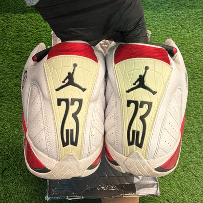 Air Jordan 14 Retro 'Candy Cane' 2012 SIZE 12M/13.5W