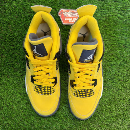 Air Jordan 4 Retro GS 'Lightning' 2021 SIZE 7Y/8.5W