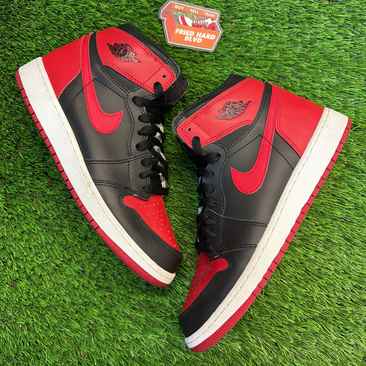 Air Jordan 1 Retro High OG GS 'Banned' 2016 SIZE 7Y/8.5W